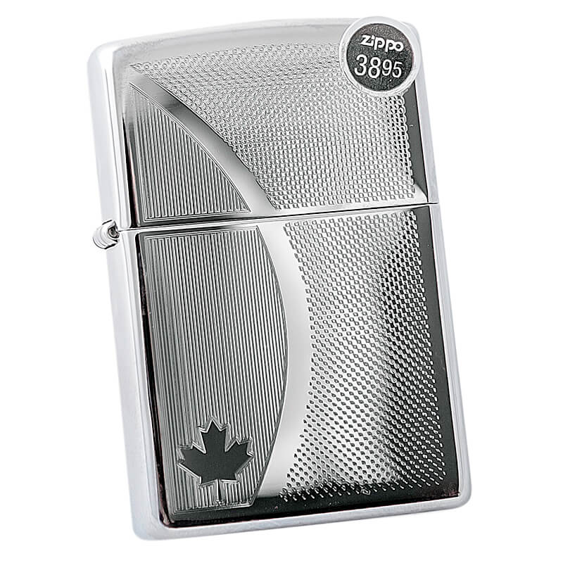 Zippo - Maple Leaf Shadow